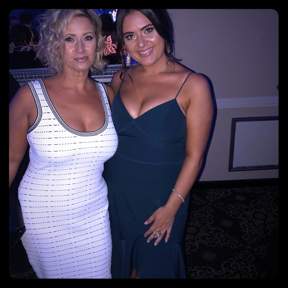 Spandex White & Black dress
